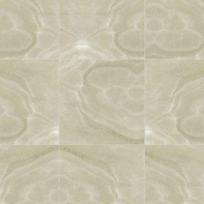 Qualis Ceramica Lustra 24x24 Onyx Hazel Polished - Grid