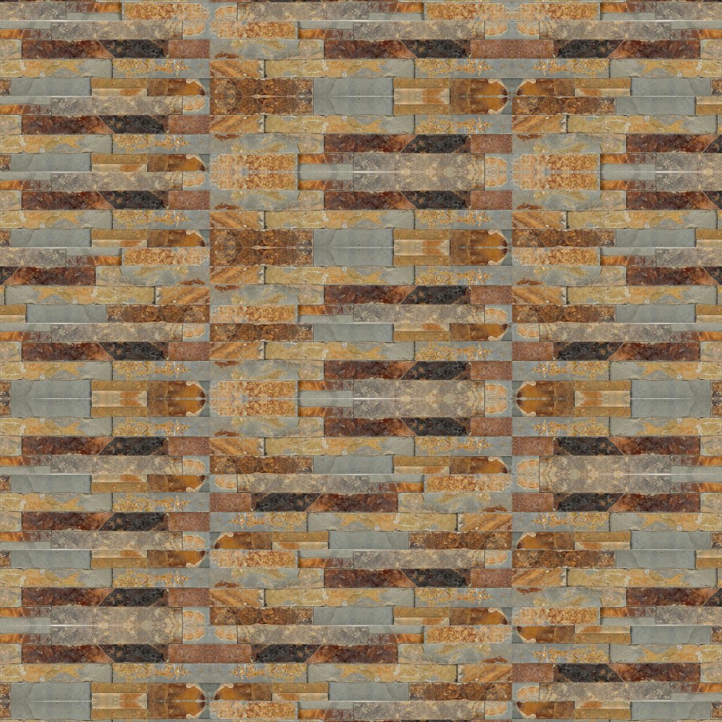Qualis Ceramica Ledger Stone 6x24 Split Face Corner