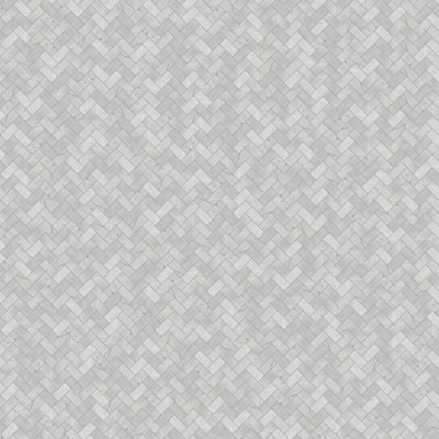 Marble Systems Avalanche Honed Herringbone 1x2 Marble Mosaic 12 1/8x13 3/8 - Avalanche - 12 1/8" x 13 3/8" x 3/8"