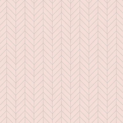 Marble Systems Rosie Glossy Chevron Ceramic Tile 2x6 - Rosie - 2" x 6" x 3/8"