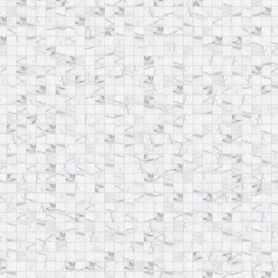 Qualis Ceramica Classic 2X2 Carrara Mosaic - 12"x12"