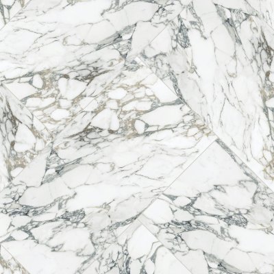 Qualis Ceramica Royal Stoneworks 24X48 Italian Arabescato Honed - Herringbone