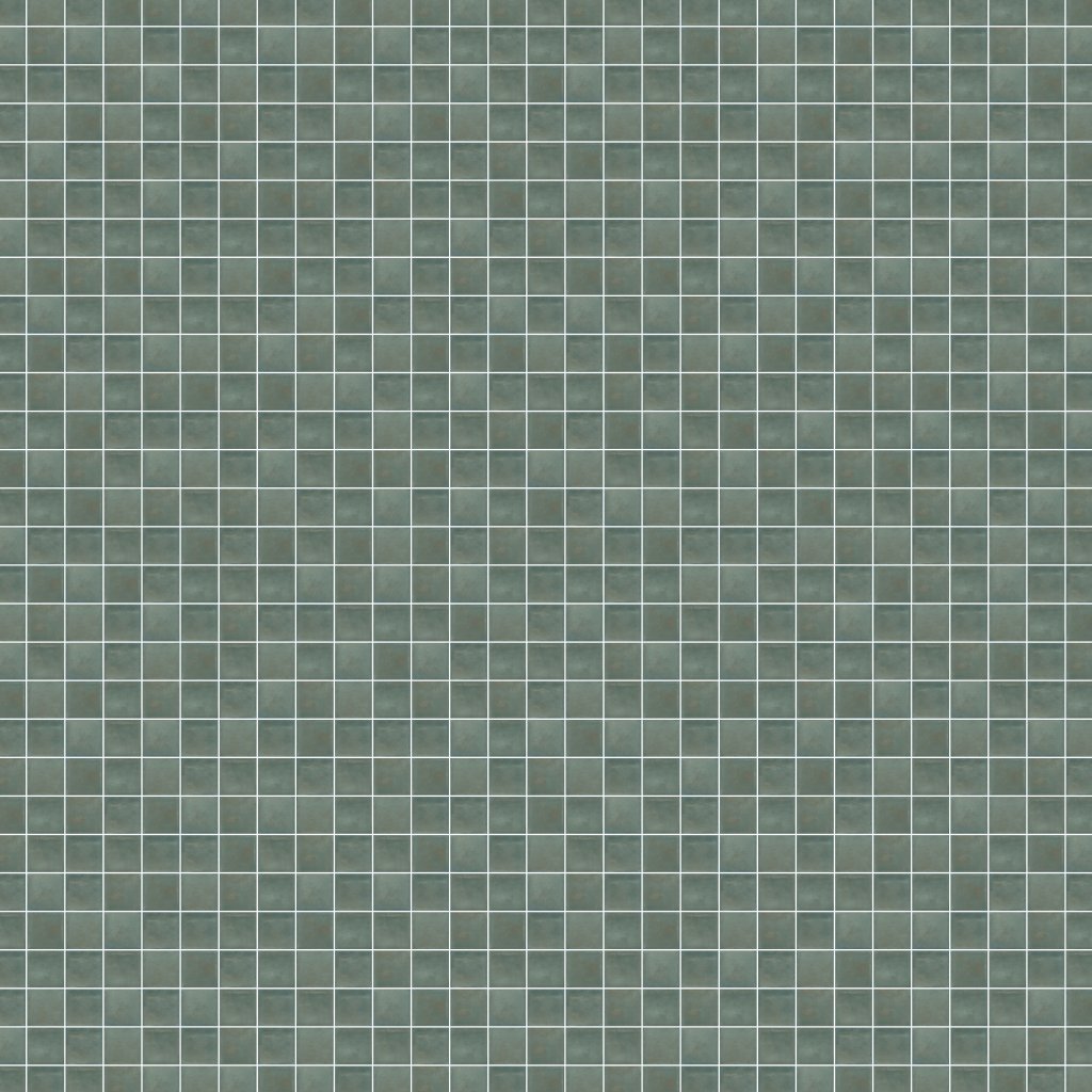 Qualis Ceramica Charleston Kiawah Green 2X2 Mosaic - Green