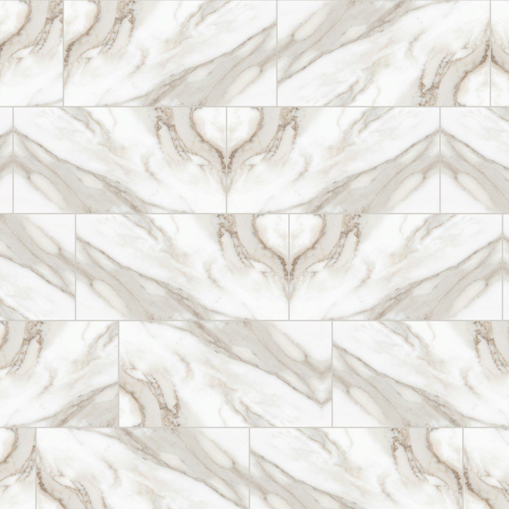 Qualis Ceramica Royal Stoneworks 12X24 Calacatta Royale Vintage