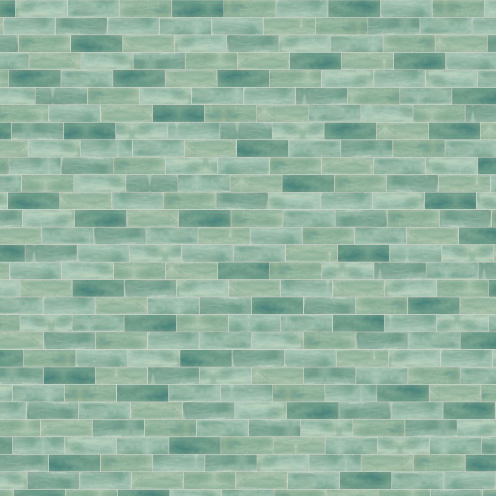 Qualis Ceramica Aruba 2x6 Moss Matt