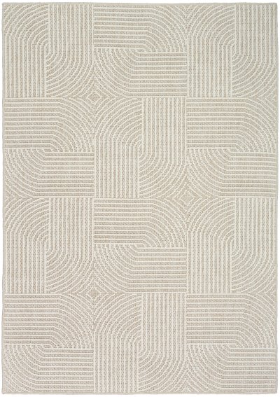 Nourison Home Nourison Natural Texture NTX02 9' x 12' Beige Ivory Modern Indoor Rug - 5'3" x 7'
