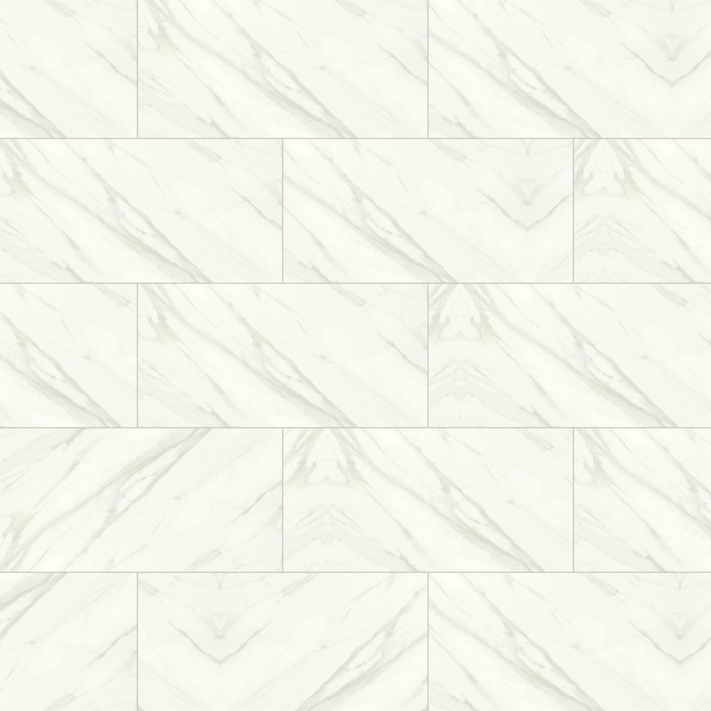 Daltile Florentine Carrara, Rectangle, 12X24, Matte - Carrara
