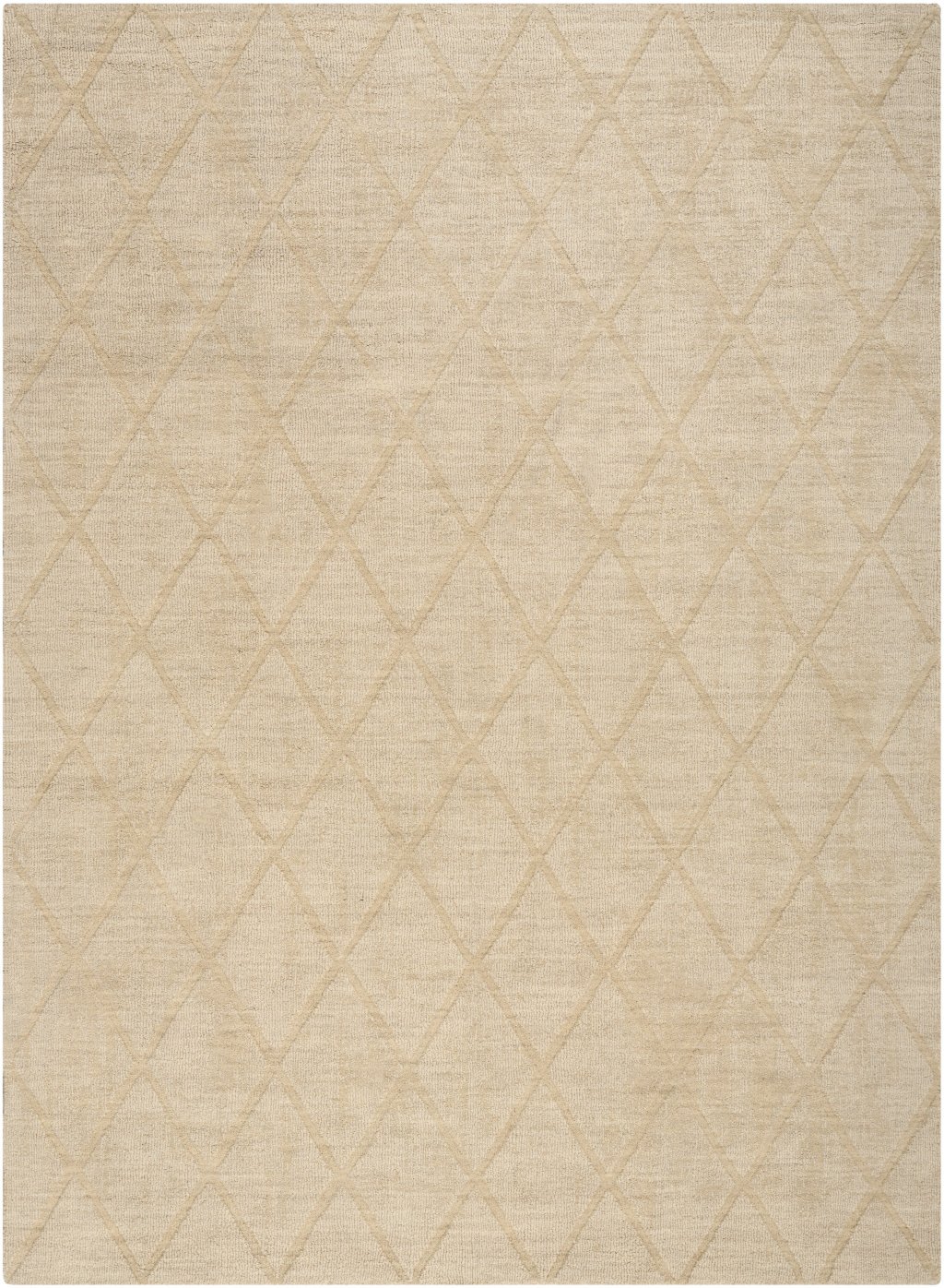 Nourison Home Nourison Wool Haven WOH01 5'3" x 7'3" Beige Modern Indoor Rug