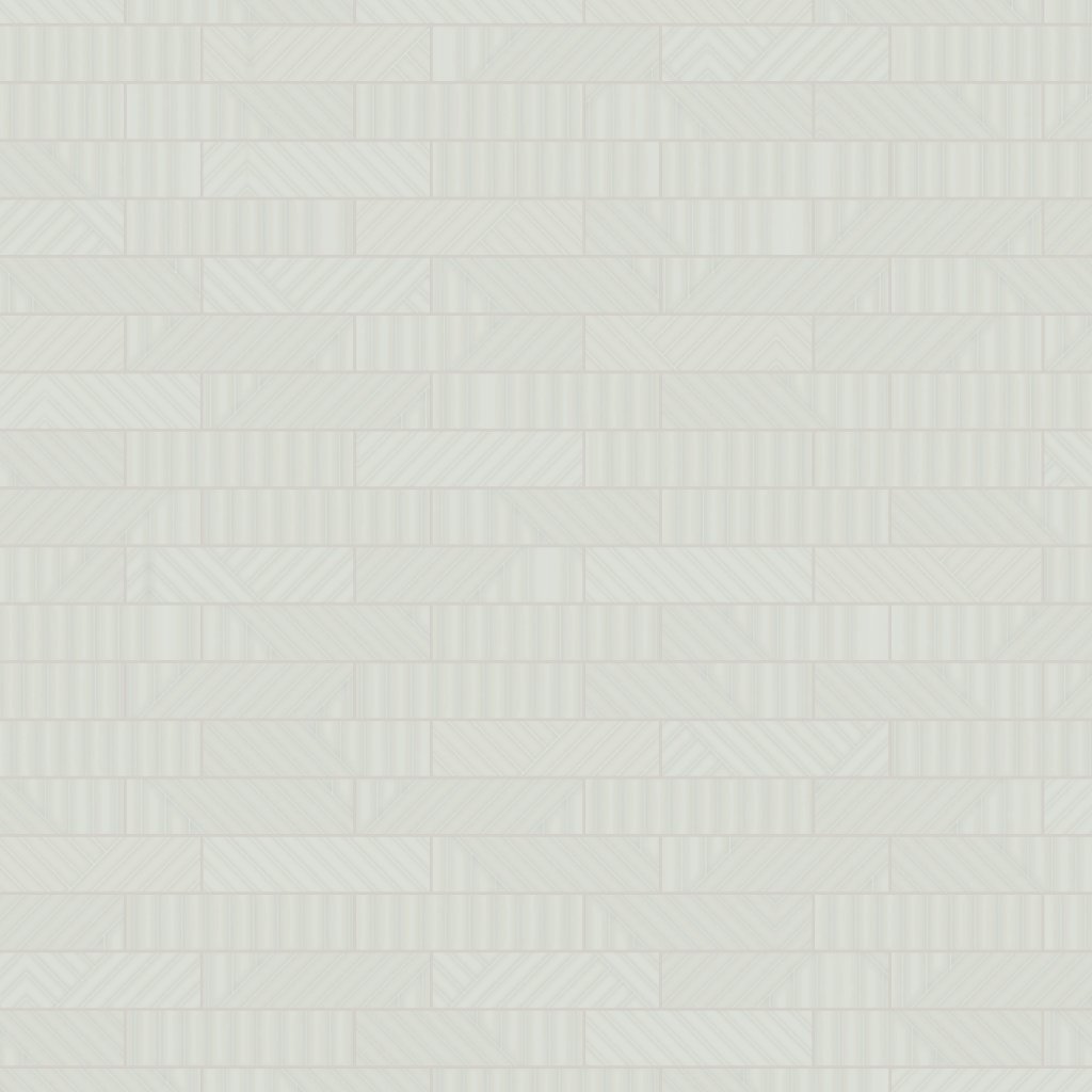 Qualis Ceramica Geometra 3x12 Stone Maze