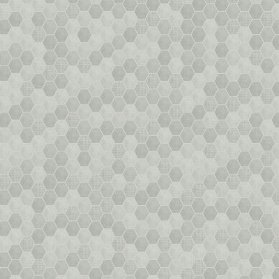 Qualis Ceramica Tapestri 8.5 Wool Blend Hexagon - 8.5" x 10"