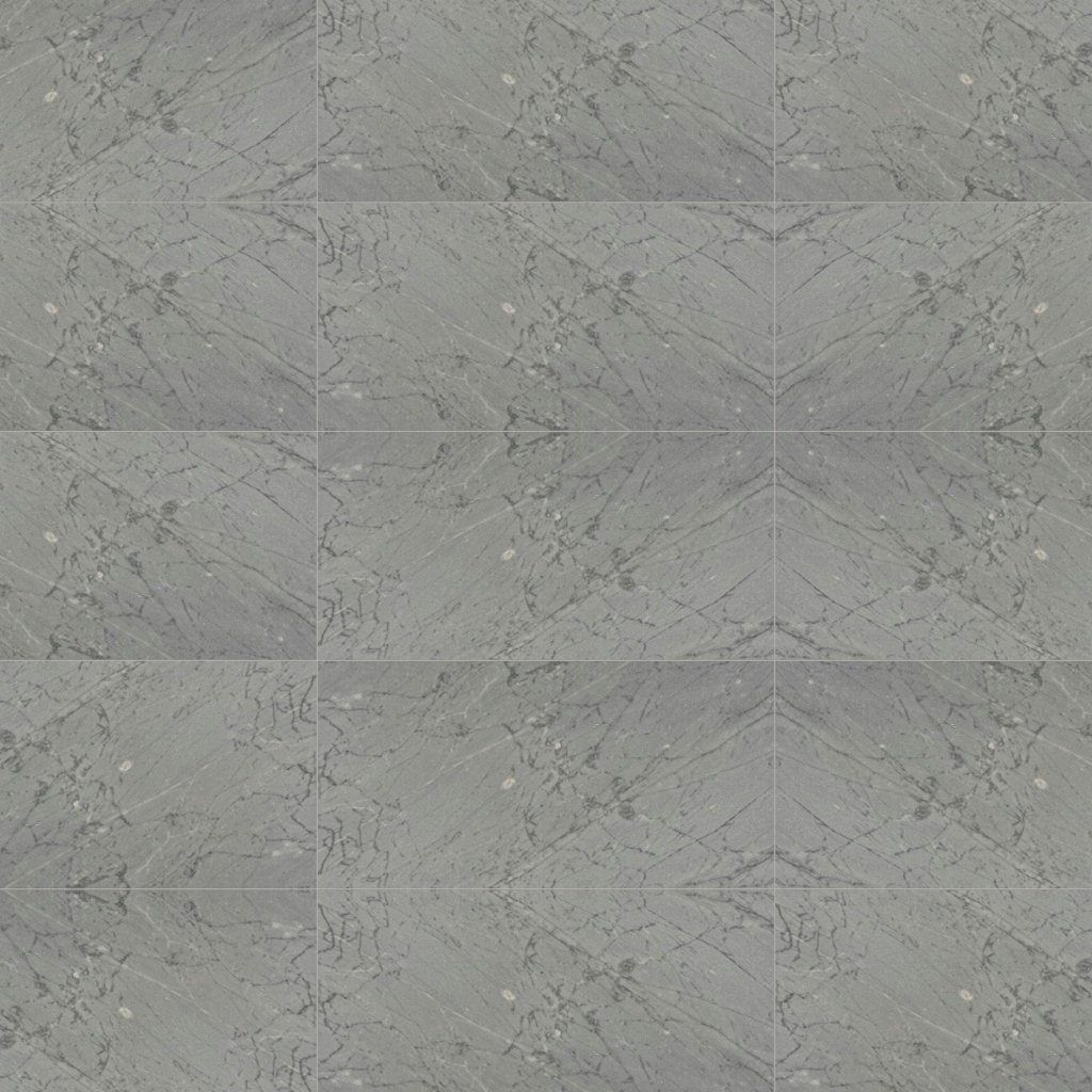 Marble Systems Bardiglio Honed Marble Tile 12x24 - Bardiglio