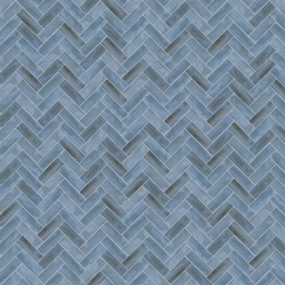 Qualis Ceramica Aruba 2x6 Night Blue Matt - Herringbone