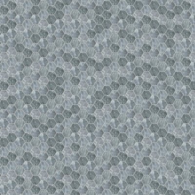Qualis Ceramica Aqua Intenso 2 Hexagon Mosaic - 12"x12"
