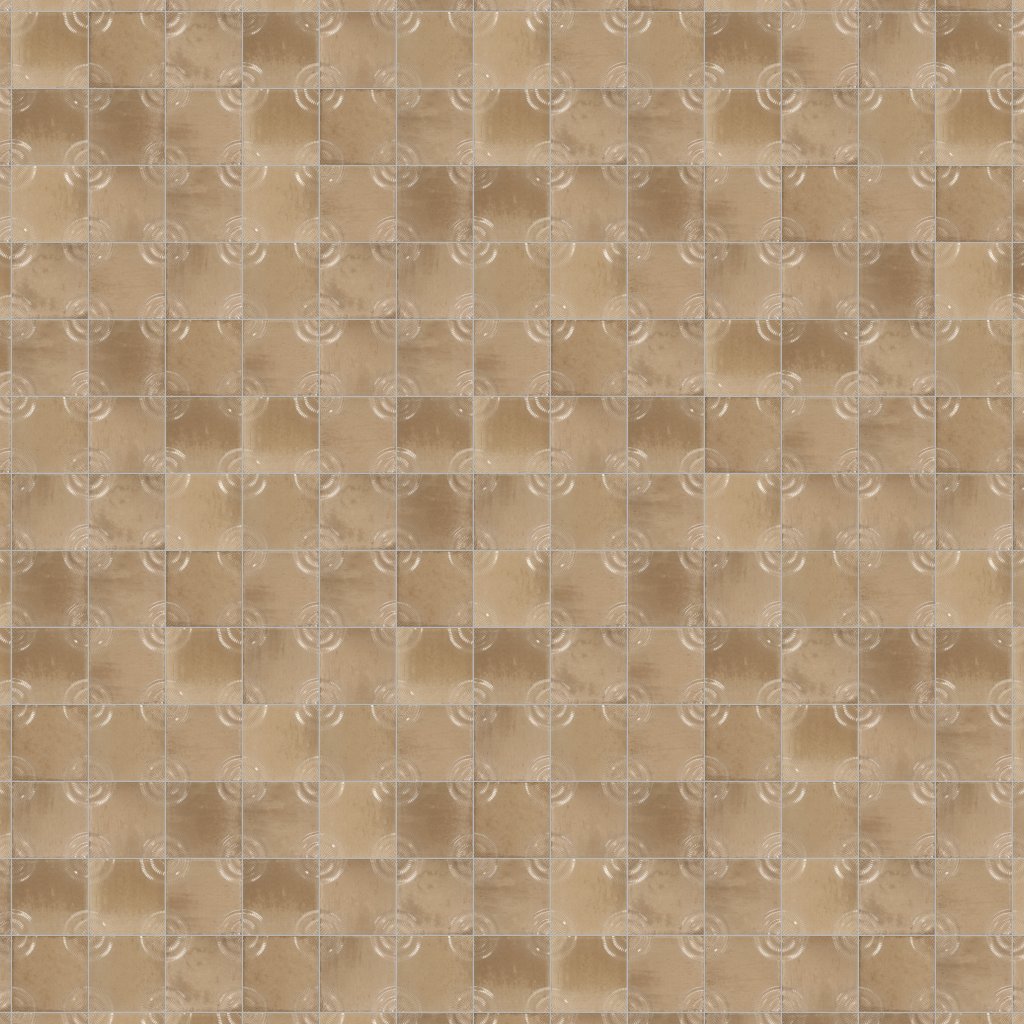 Daltile Relicca Foxed, Square, 4X4, Circle, Glossy - Foxed