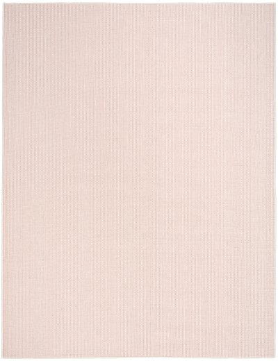 Nourison Home Nourison Textured Home TXH01 5'3" x 7' Ivory Rose Farmhouse Indoor Rug - 5'3" x 7'