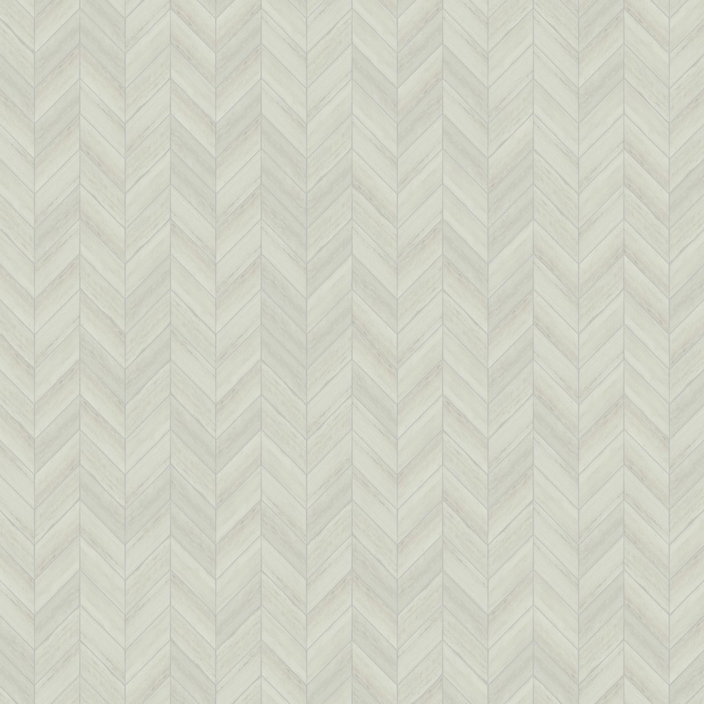 Daltile Articulo Editorial White, Chevron, 2X5, Polished - Editorial White