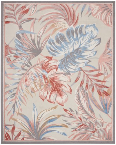 Nourison Home Nourison Seaside SDS01 7'10" x 9'10" Multicolor Tropical Indoor Rug - 7'10" x 9'10"