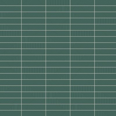 Qualis Ceramica Geometra 3x12 Emerald Maze - 3" x 12"