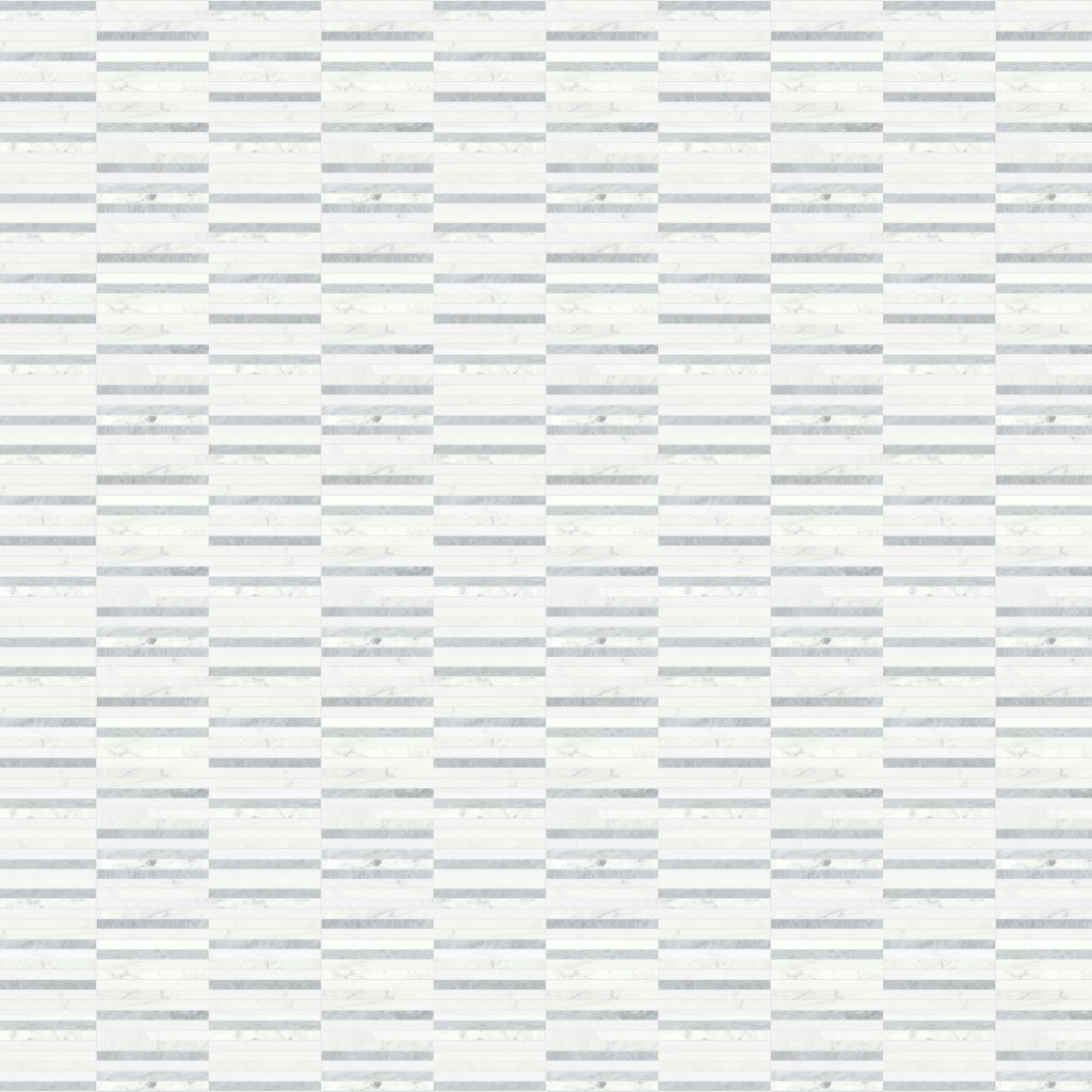 Qualis Ceramica Utopio .5x6 Stacked Polar Mosaic