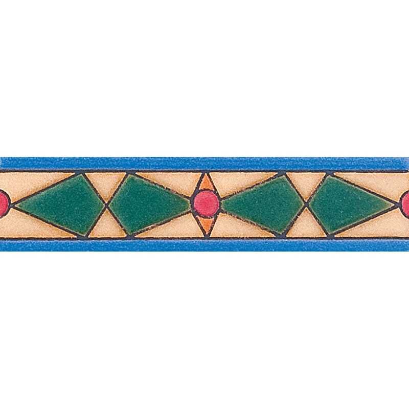 Marble Systems 325 Glazed Catalina X Ceramic Border Tiles 1x6 - 325