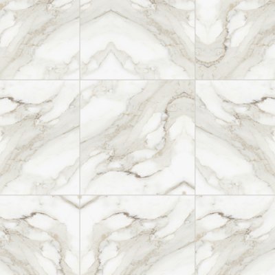 Qualis Ceramica Royal Stoneworks 24X24 Calacatta Royale Polished - Grid