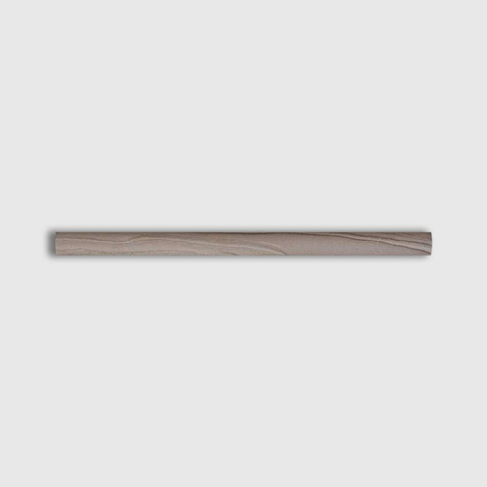 Marble Systems Haisa Dark Honed Bullnose Marble Moldings 3/4x12 - Haisa Dark