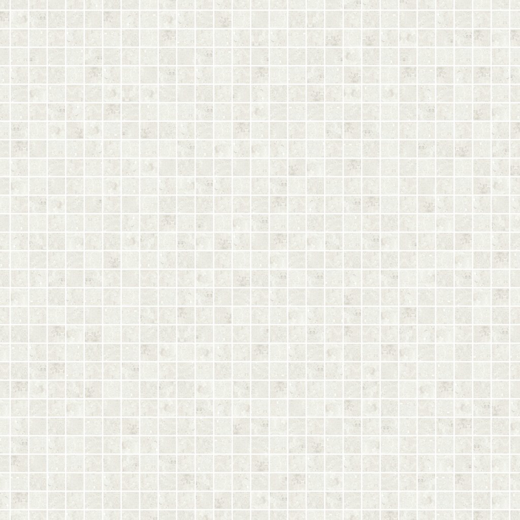 Qualis Ceramica Denver 2X2 Mosaic Pearl Matte - Ivory