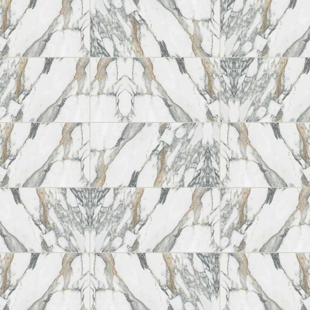 Qualis Ceramica Royal Stoneworks 12X24 Italian Arabescatohoned