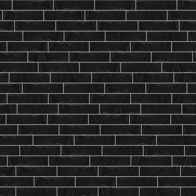 Qualis Ceramica Galaxia Nero 3x12 - Random Length