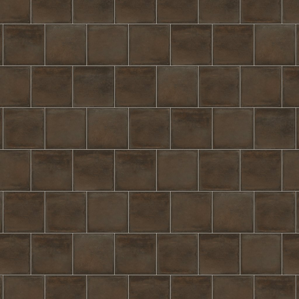 Qualis Ceramica Charleston Citadel Chocolate 8X8F