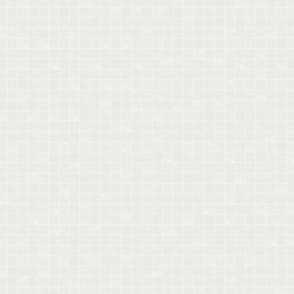 Qualis Ceramica Rhythm Studio Bianco 2X2 Mosaic