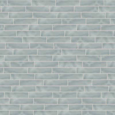 Qualis Ceramica Element Shadow Artisan Glass 3X12 - Random Length