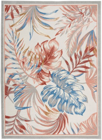 Nourison Home Nourison Seaside SDS01 7'10" x 9'10" Multicolor Tropical Indoor Rug - 5'3" x 7'3"