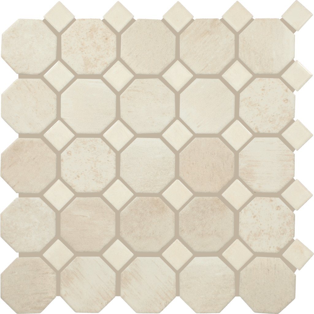 Daltile Relicca Unbound, Octagon / Dot, 2, Mixed - Unbound