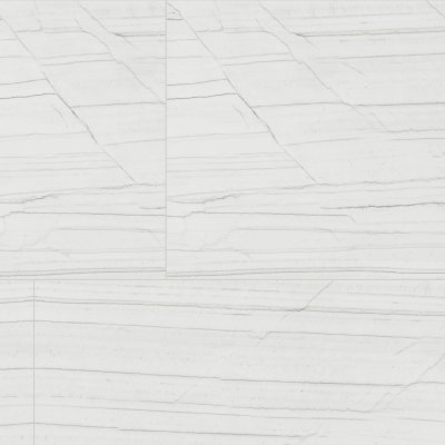 Qualis Ceramica Royal Stoneworks 36X72 Tuscan White Vein Polished - 36" x 72"