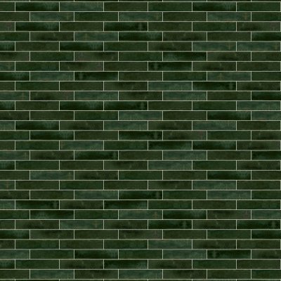 Qualis Ceramica Manhattan Greenwich Green 2X9 - Alternating 1/3