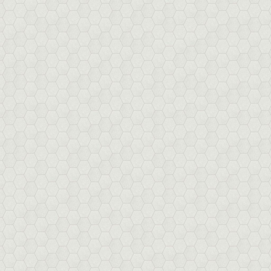 Qualis Ceramica Ashland 3" Hexagon White Mosaic - White