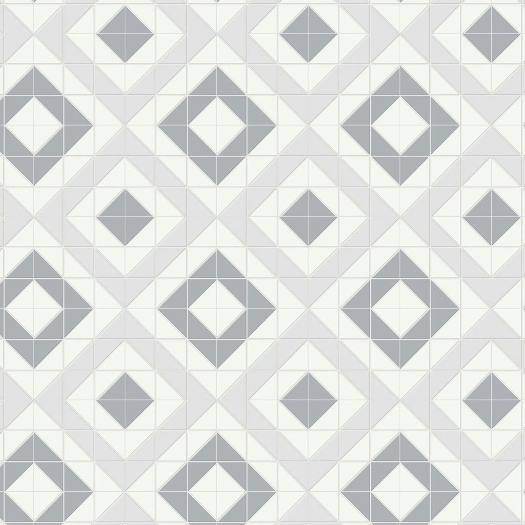 Qualis Ceramica Traditions Afternoon Blend Cubic Matt Mosaic - Blue