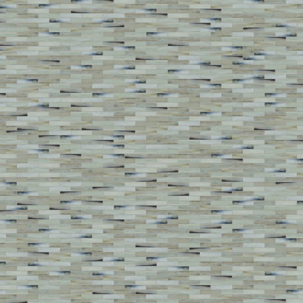 Jade Matte 1x4 Glass Mosaic 12 1/4x9 7/8 - Jade