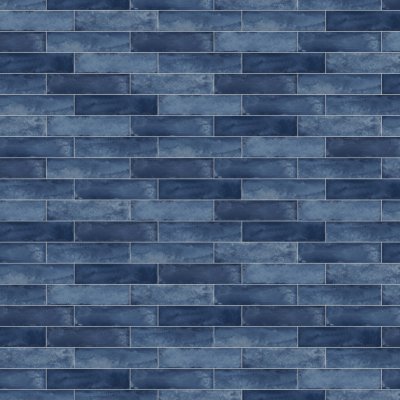Qualis Ceramica Grand Cayman 3x12 West Bay Blue - Alternating 1/3