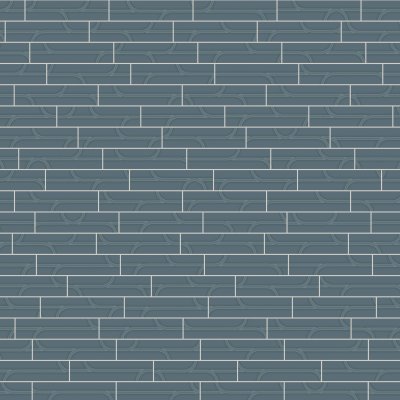 Qualis Ceramica Geometra 3x12 Ink Ivy - 3" x 12"
