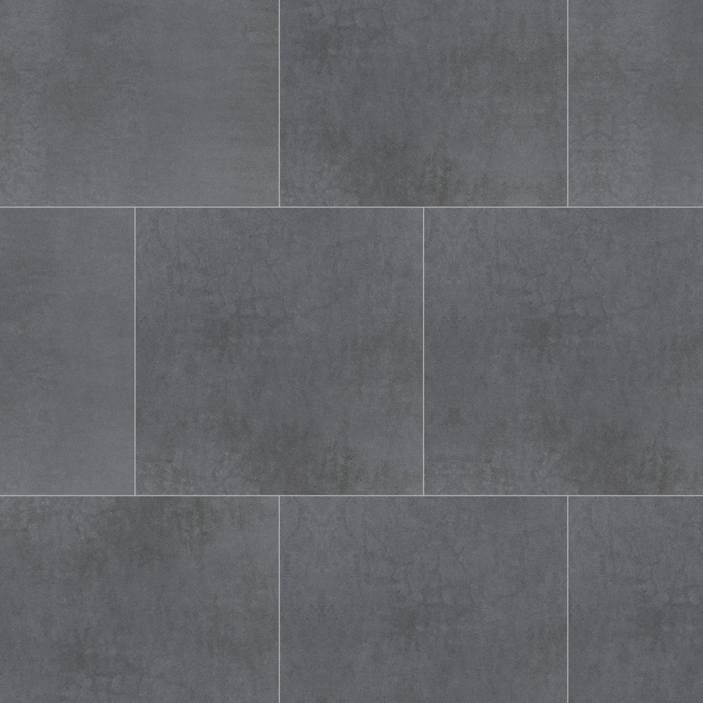 Daltile Cohesion Dark Grey, Square, 24X24, Textured - Dark Grey