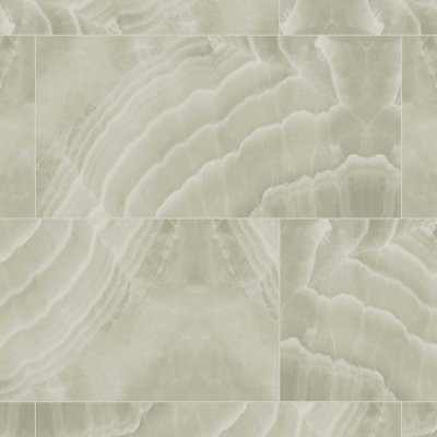 Qualis Ceramica Lustra 24x48 Onyx Sage Polished - Alternating 1/3