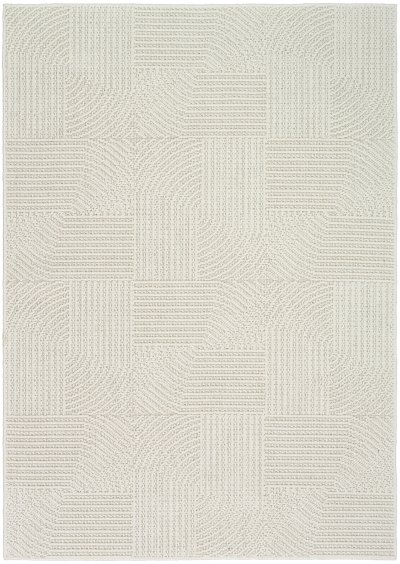 Nourison Home Nourison Natural Texture NTX02 2'3" x 7'6" Ivory Modern Indoor Rug - 3'11" x 5'11"