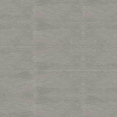 Marble Systems Light Grey Matte Slate Look Porcelain Tile 12x24 - Light Grey - 12" x 24" x 25/64"