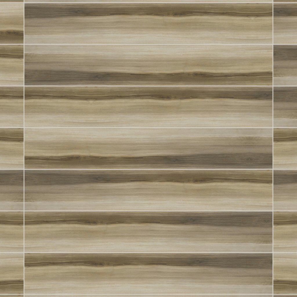 Qualis Ceramica Amaya 8x48 Walnut