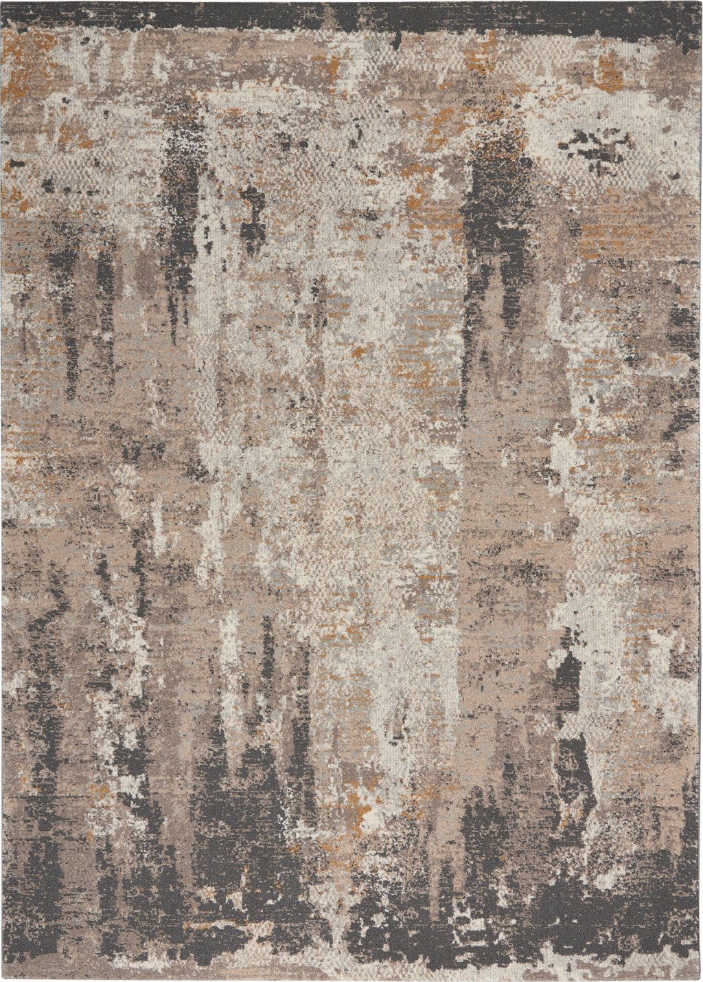 Nourison Home Nourison Ludlow LDW05 5'3" x 7'3" Cream Grey Modern Indoor Rug
