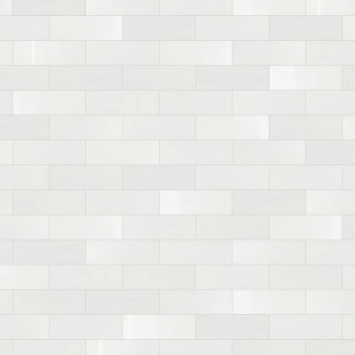 Qualis Ceramica Hamptons Collection Brickwork Mosaic Matte-Gloss Pearl - 10.63" x 15.88"