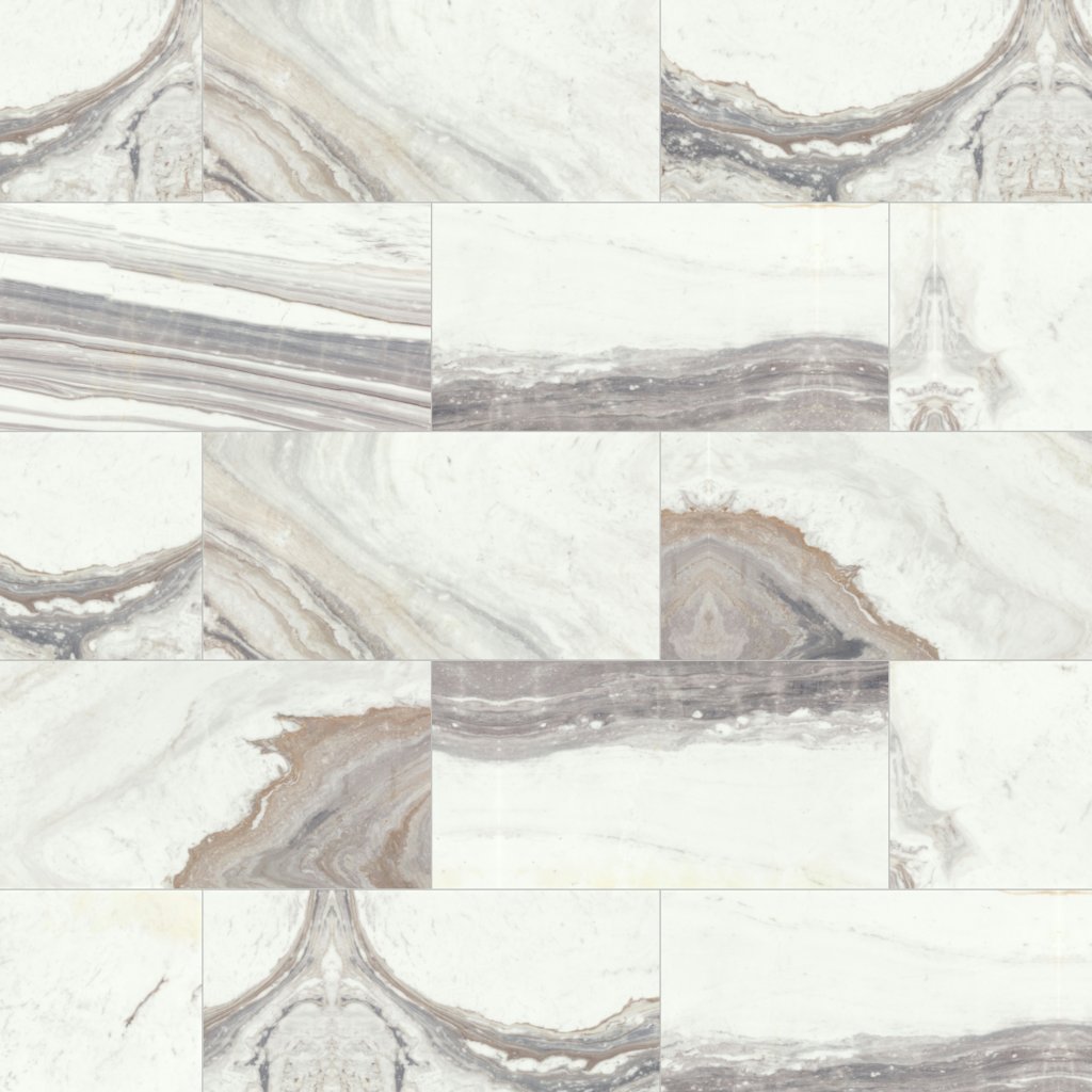 Daltile Eclessia Marble Volakas, Rectangle, 12X24, Honed - Volakas
