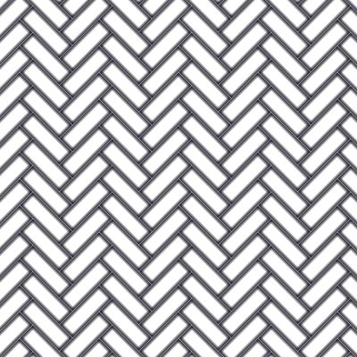 Qualis Ceramica Marco 3X9W Blurred Black - Herringbone